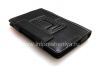 Фотография 8 — Фирменный кожаный чехол-папка ручной работы с подставкой Monaco Book Type Leather Case Stand для BlackBerry PlayBook, Черный (Black)