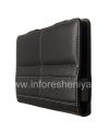 Photo 10 — Dossier de l'affaire Signature en cuir avec la main Stand étui en cuir Monaco Type de livre Stand for BlackBerry PlayBook, Noir (Black)