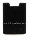 Photo 1 — Signature Leather Case-saku buatan tangan Monaco Vertikal / Horisontal Pouch Jenis Kulit Kasus untuk BlackBerry PlayBook, Hitam (Black), Potret (Vertikal)