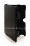Фотография 5 — Кожаный чехол-папка с подставкой Sandwich Case для BlackBerry PlayBook, Черный (Black)