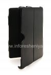 Фотография 6 — Кожаный чехол-папка с подставкой Sandwich Case для BlackBerry PlayBook, Черный (Black)