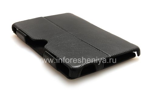 Photogallery for Dossier Housse en cuir avec étui Stand Sandwich pour BlackBerry PlayBook, Noir (Black) product