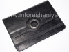 Photo 1 — Leather Case Folder with Stand "Style" for BlackBerry PlayBook, Black, smooth texture