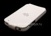 Photo 4 — El caso de cuero original con apertura vertical cubierta del tirón del cuero Shell para BlackBerry Q10, Caucásica (blanca)
