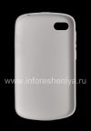 Photo 2 — Etui en silicone d'origine Soft Shell Case compacté pour BlackBerry Q10, Caucasien (Blanc)