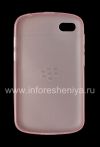 Photo 2 — Kasus silikon asli disegel lembut Shell Case untuk BlackBerry Q10, Merah muda (pink)