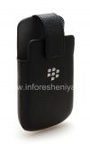 Photo 4 — Housse en cuir d'origine avec clip pour Étui pivotant en cuir BlackBerry Q10 / 9983, Noir (Black)