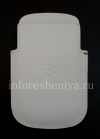 Photo 1 — Eksklusif Kasus-saku Kulit Pocket Pouch untuk BlackBerry Q10, Putih (white)
