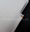 Фотография 10 — Эксклюзивный чехол-карман Leather Pocket Pouch для BlackBerry Q10, Белый (White)