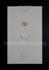 Фотография 1 — Эксклюзивный чехол-карман Leather Pocket Pouch для BlackBerry Q10, Белый (White)