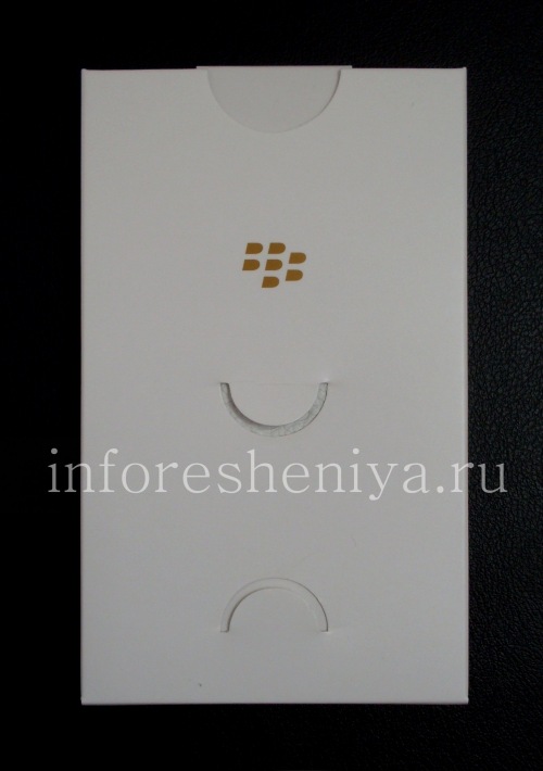 Галерея фотографий товара Эксклюзивный чехол-карман Leather Pocket Pouch для BlackBerry Q10, Белый (White)