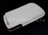 Фотография 9 — Эксклюзивный чехол-карман Leather Pocket Pouch для BlackBerry Q10, Белый (White)