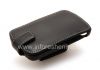 Фотография 7 — Фирменный кожаный чехол ручной работы Monaco Flip/Book Type Leather Case для BlackBerry Q10, Черный (Black), Вертикально открывающийся (Flip)
