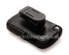 Фотография 10 — Фирменный кожаный чехол ручной работы Monaco Flip/Book Type Leather Case для BlackBerry Q10, Черный (Black), Горизонтально открывающийся (Book)