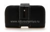 Photo 2 — Signature Leather Case-Tasche handgefertigt Clip Monaco Vertikale / Horizontale Pouch Type Ledertasche für Blackberry-Q10 / 9983, Schwarz (Black), Horizontal (Horizontale)