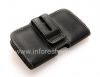 Photo 5 — Signature Leather Case-Tasche handgefertigt Clip Monaco Vertikale / Horizontale Pouch Type Ledertasche für Blackberry-Q10 / 9983, Schwarz (Black), Horizontal (Horizontale)
