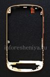 Photo 1 — bezel eksklusif untuk BlackBerry Q10, Emas (Gold), tipe 1 (di atas Flex), tombol logam