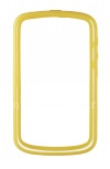 Фотография 2 — Силиконовый чехол-бампер уплотненный полупрозрачный для BlackBerry Q10, Желтый