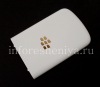 Photo 6 — Exclusive-rückseitige Abdeckung für Blackberry-Q10, Weiß mit Gold-Logo