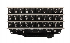 لوحة المفاتيح الإنجليزية الأصلي بلاك بيري Q10, أسود