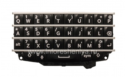 Оригинальная английская клавиатура для BlackBerry Q10, Черный