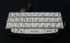 Photo 5 — Exclusivo conjunto de teclado Inglés al tablero para BlackBerry Q10, Blanca con espaciadores de oro (blanco / wOro)
