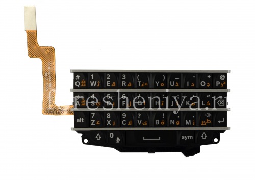 Photogallery for BlackBerry Q10 জন্য বোর্ডের সঙ্গে মূল কীবোর্ড সমাবেশ (অন্যান্য ভাষায়), কালো, আরবি product