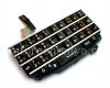 Фотография 5 — Черная русская клавиатура в сборке с платой для BlackBerry Q10, Черный с серебряными разделителями (Black/ wSilver)
