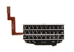 ensemble clavier russe avec le conseil pour BlackBerry Q10 (gravure), noir