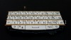 Photo 6 — Eksklusif emas perakitan Rusia Keyboard dengan papan untuk BlackBerry Q10 (ukiran), Putih dengan garis pembagi emas (putih / wGold)
