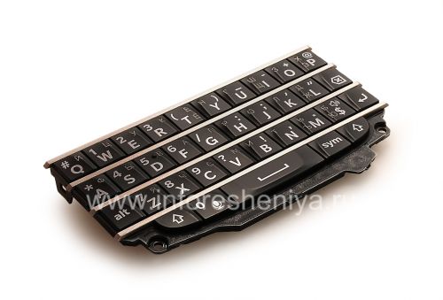 Photogallery for Clavier russe pour BlackBerry Q10 (gravure), noir product