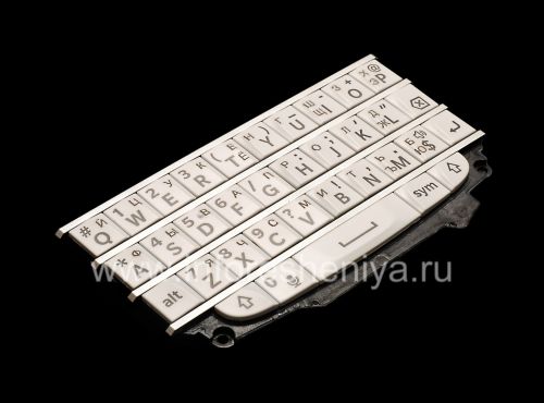 Photogallery for Clavier russe pour BlackBerry Q10 (gravure), Blanc product