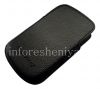 Фотография 4 — Кожаный чехол-карман для BlackBerry Q10 (копия), Черный, Крупная текстура