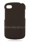 Фотография 1 — Фирменный пластиковый чехол-крышка Nillkin Frosted Shield для BlackBerry Q10, Серо-коричневый