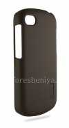 Фотография 3 — Фирменный пластиковый чехол-крышка Nillkin Frosted Shield для BlackBerry Q10, Серо-коричневый