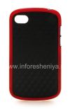 Photo 1 — Silicone Case icwecwe "Cube" for BlackBerry Q10, Black / Red