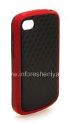 Photo 4 — Etui en silicone compact "Cube" pour BlackBerry Q10, Noir / Rouge