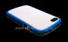 Photo 6 — Silicone Case compact "Cube" for BlackBerry Q10, White / Blue