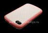 Photo 5 — Silicone Case icwecwe "Cube" for BlackBerry Q10, White / Pink