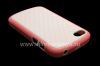Photo 6 — Silicone Case compact "Cube" for BlackBerry Q10, White / Pink