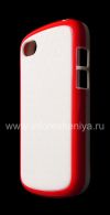 Photo 3 — सिलिकॉन प्रकरण कॉम्पैक्ट ब्लैकबेरी Q10 के लिए "घन", सफेद / लाल