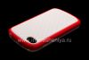Photo 5 — Silicone Case compact "Cube" for BlackBerry Q10, White Red