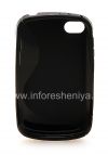 Photo 2 — কম্প্যাক্ট প্রবাহরেখা BlackBerry Q10 জন্য সিলিকন কেস, কালো