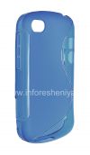 Photo 4 — কম্প্যাক্ট প্রবাহরেখা BlackBerry Q10 জন্য সিলিকন কেস, নীল