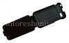Photo 12 — Etui en cuir d'origine avec couvercle à ouverture verticale Leather Flip Shell pour BlackBerry Q5, Noir (Noir)