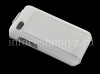 Photo 4 — Casing kulit asli dengan penutup bukaan vertikal Kulit Flip Shell untuk BlackBerry Q5, Putih