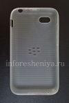 Photo 2 — La boîte d'origine de silicone scellée Soft Shell Case pour BlackBerry Q5, White (Blanc / Clear)