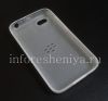 Фотография 6 — Оригинальный силиконовый чехол уплотненный Soft Shell Case для BlackBerry Q5, Белый (White/Clear)