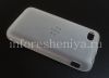 Фотография 8 — Оригинальный силиконовый чехол уплотненный Soft Shell Case для BlackBerry Q5, Белый (White/Clear)