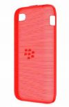 Photo 3 — BlackBerry Q5用オリジナルシリコンケースに圧縮ソフトシェルケース, レッド（赤）
